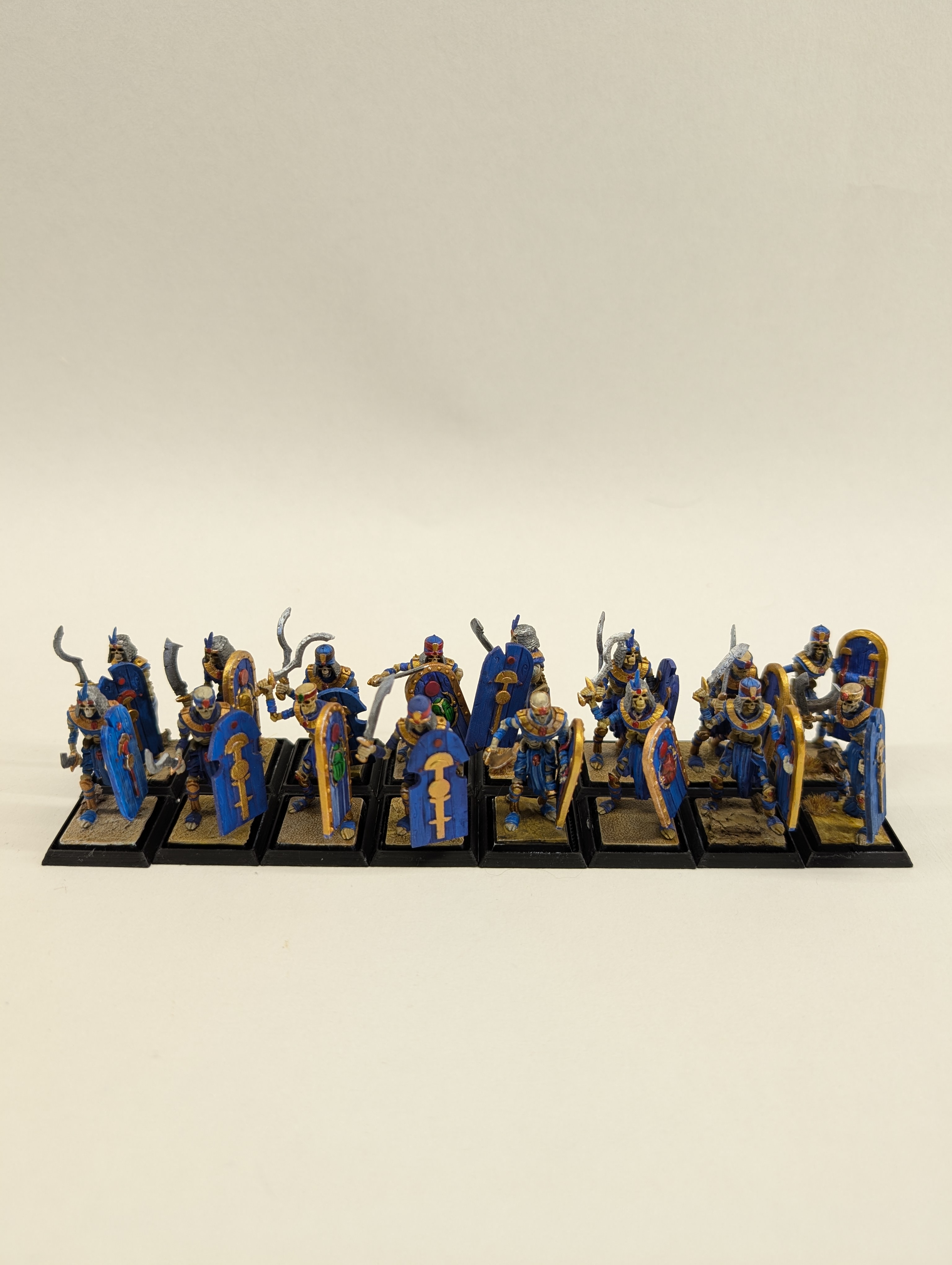 Régiment soldats peints - Wargame